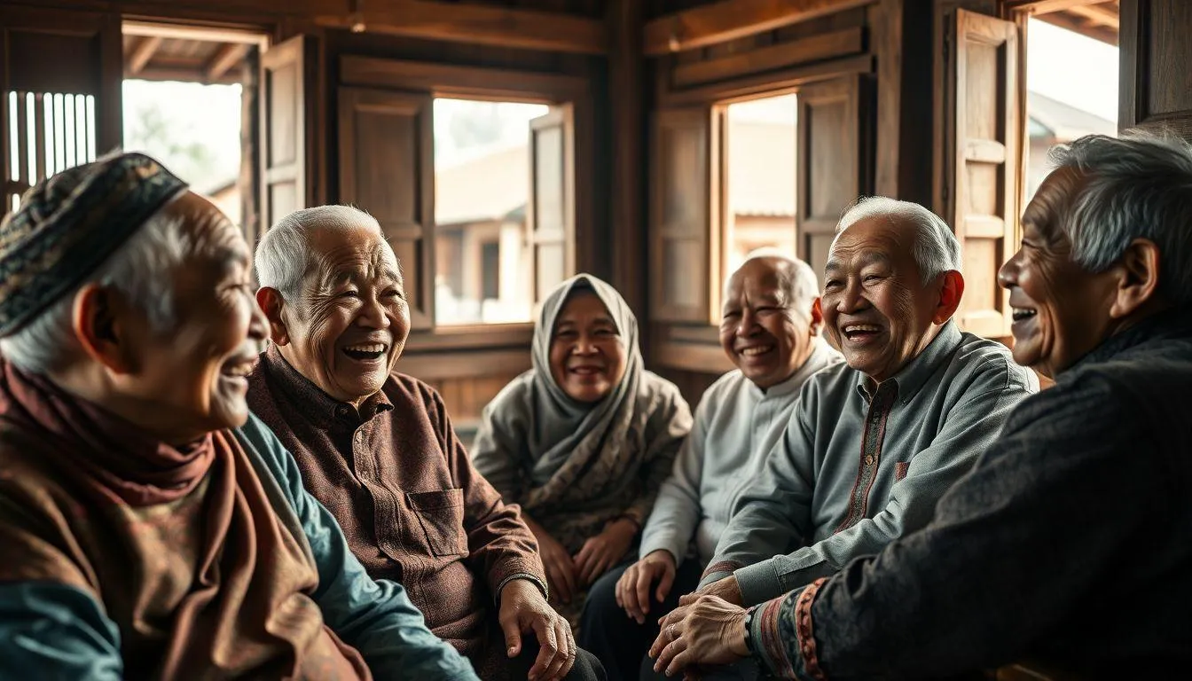 Makna Filosofis di Balik Kata Kata Palembang Lucu (c) Ilustrasi AI