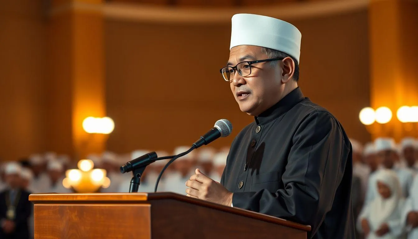 Penutup Sambutan dengan Doa dan Salam (c) Ilustrasi AI