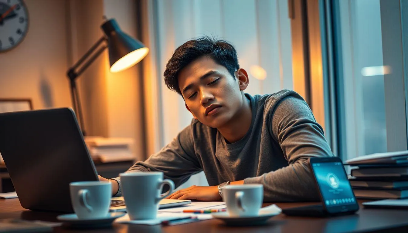 Jenis-Jenis Kata Ngantuk Lucu Berdasarkan Kategori (c) Ilustrasi AI