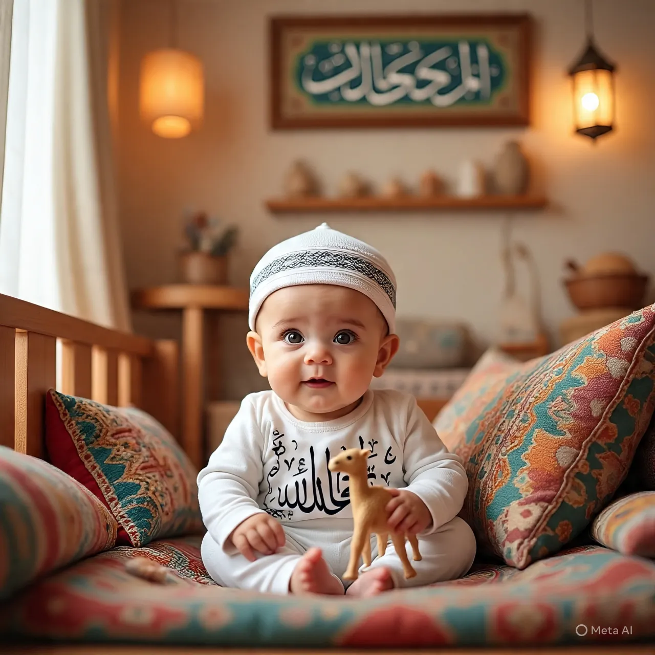 Nama Bayi Laki-Laki Berawalan A Bermakna Religius (c) Ilustrasi AI