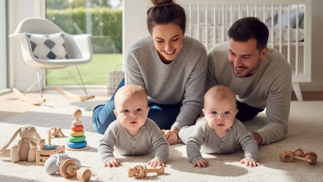Tips Memilih Nama Bayi Kembar Laki-Laki yang Tepat (c) Ilustrasi AI