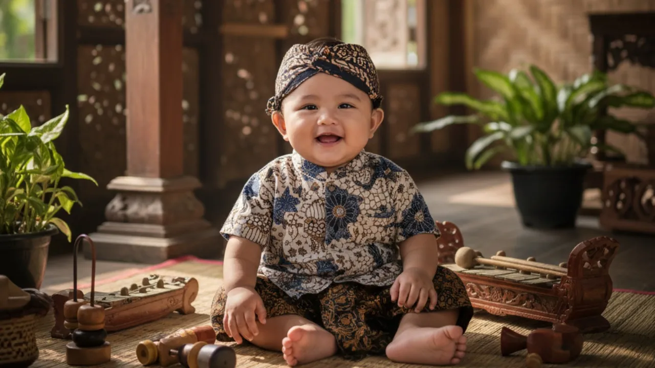 Nama Bayi Laki-Laki Jawa Klasik Huruf S (c) Ilustrasi AI
