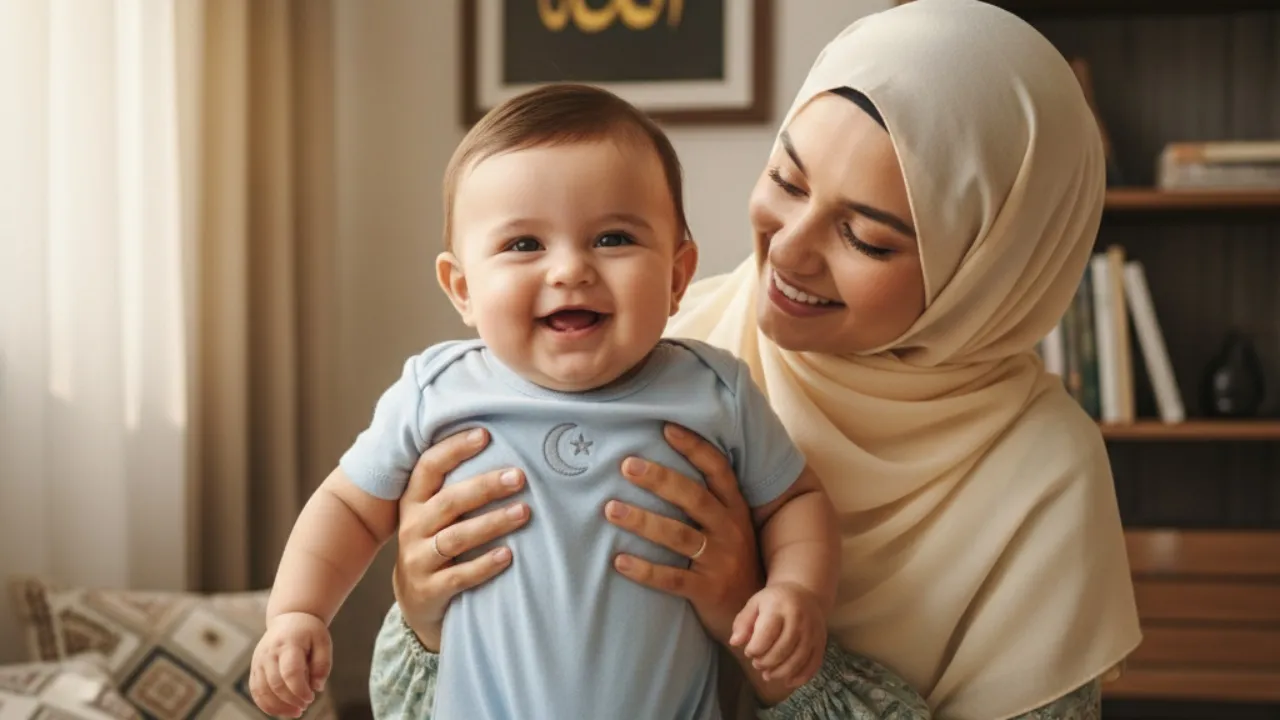 Rangkaian Nama Bayi Laki-Laki R Modern (c) Ilustrasi AI