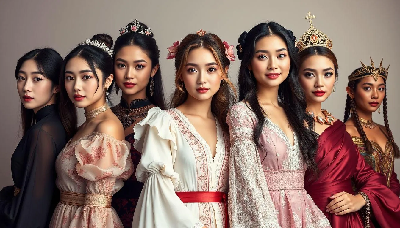 Kategori Nama RP Cewe Berdasarkan Tema (c) Ilustrasi AI