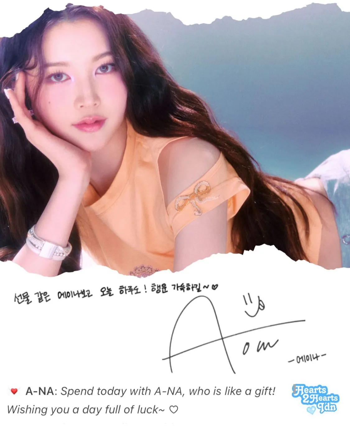 Ini dia gaya tanda tangan member Hearts2Hearts (credit:instagram.com/hearts2hearts_idn)