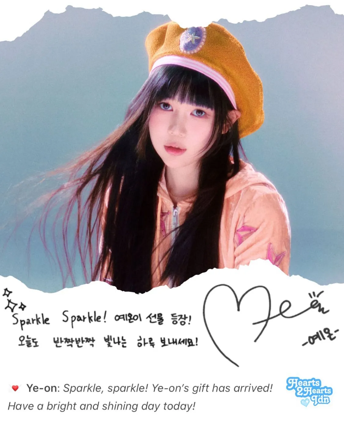 Ini dia gaya tanda tangan member Hearts2Hearts (credit:instagram.com/hearts2hearts_idn)