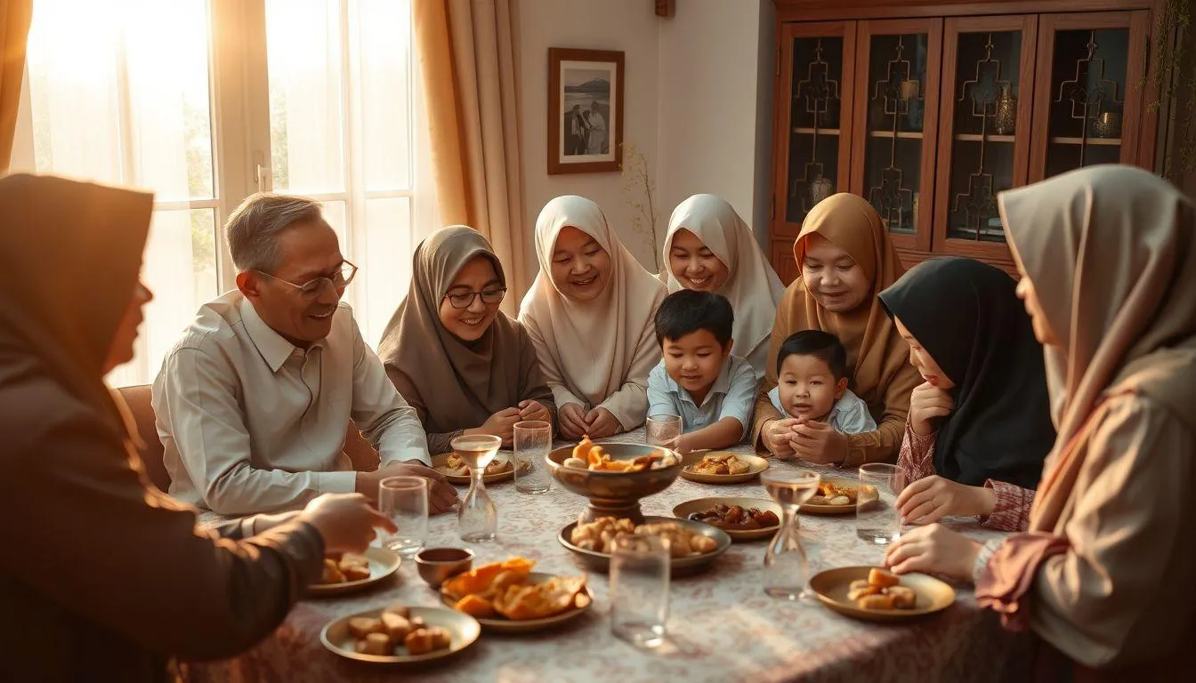 Contoh Ucapan Ramadhan untuk Keluarga (c) Ilustrasi AI