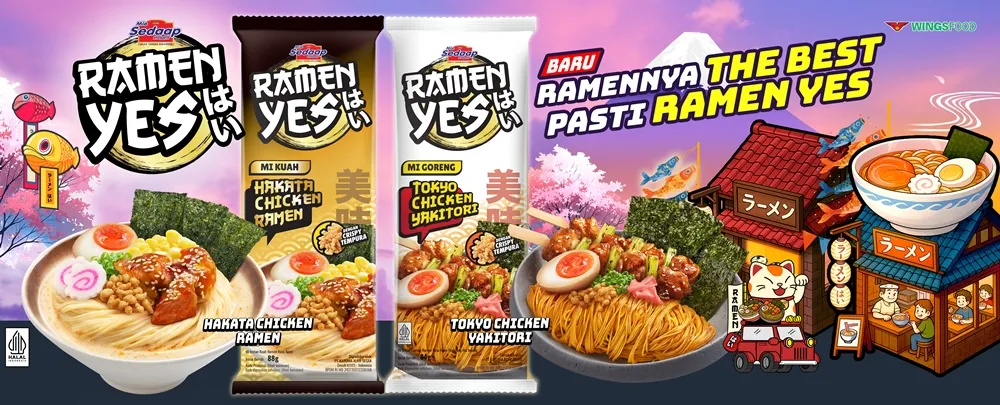 Ramen Yes dari WINGS Food. 