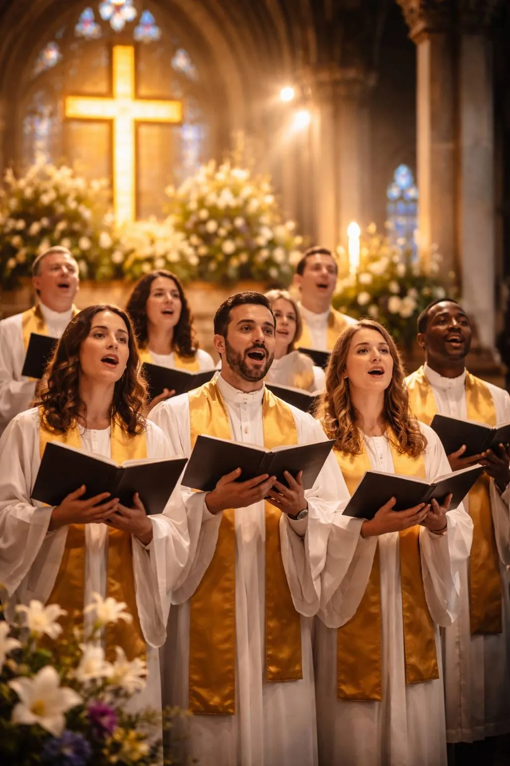 paduan suara gereja - created by AI