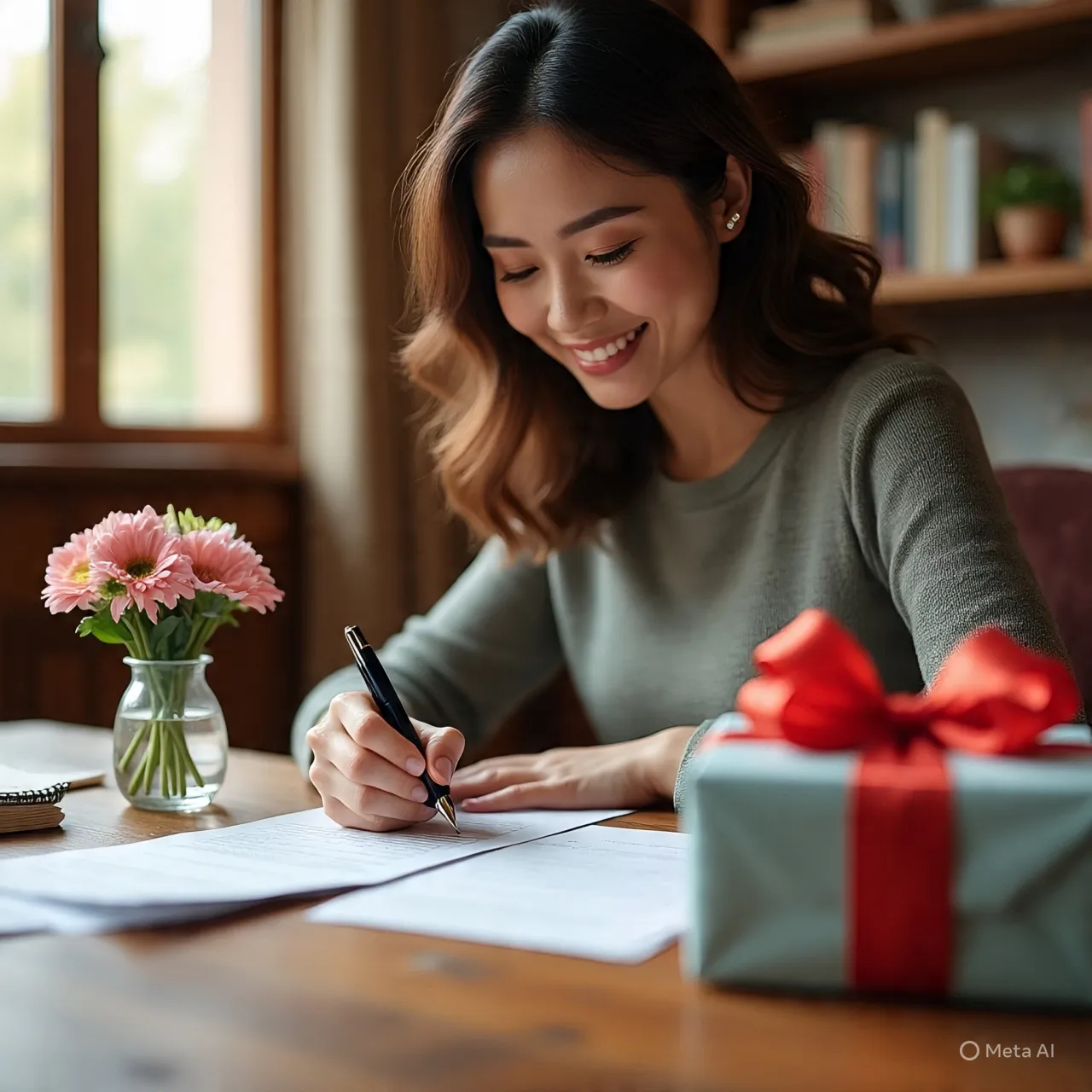 Tips Menulis Late Birthday Gift Caption yang Efektif (c) Ilustrasi AI