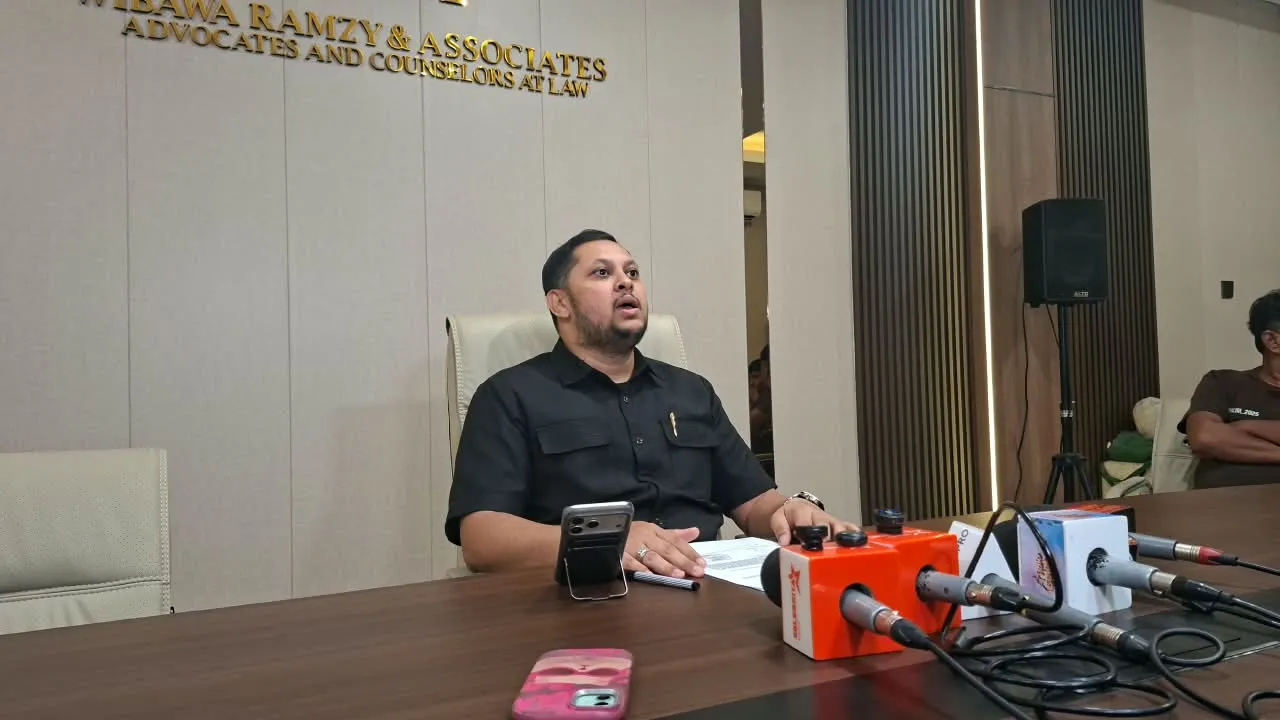 Ahmad Ramzy pengacara pelapor Ruben Onsu © KapanLagi.com/Matias Purwanto