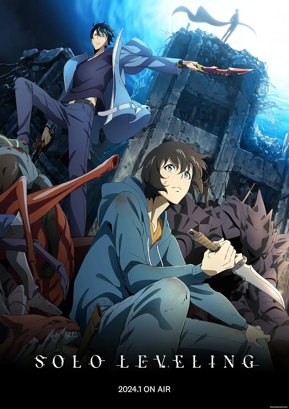 Poster anime Solo Leveling (Credit: A-1 Pictures)