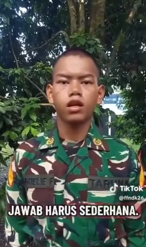 Gabriel anak Dewi Perssik pendidikan TNI © dewiperssik9
