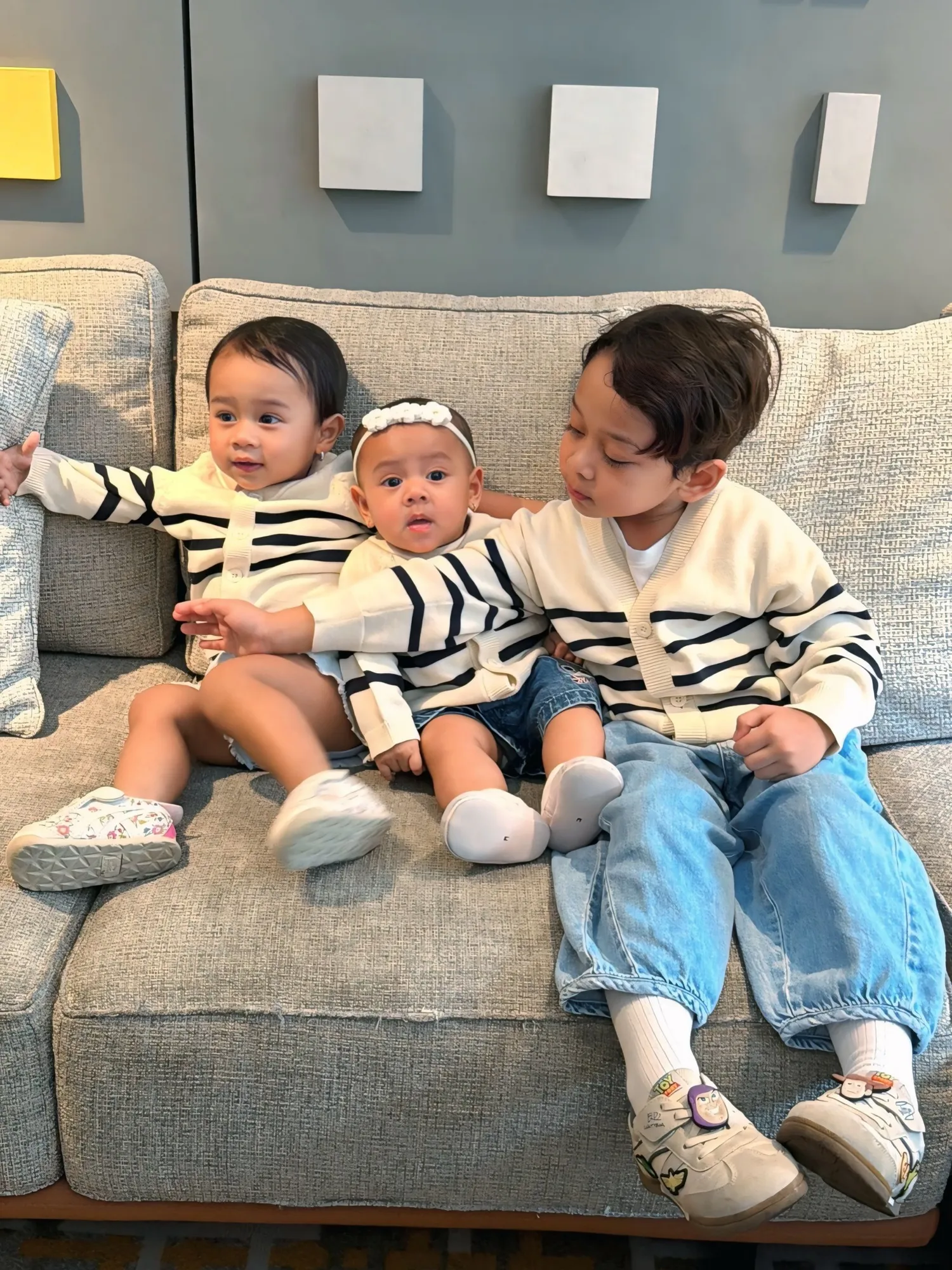 Anak-anak Lesti dan Rizky Billar (credit: instagram.com/levianbilalr)