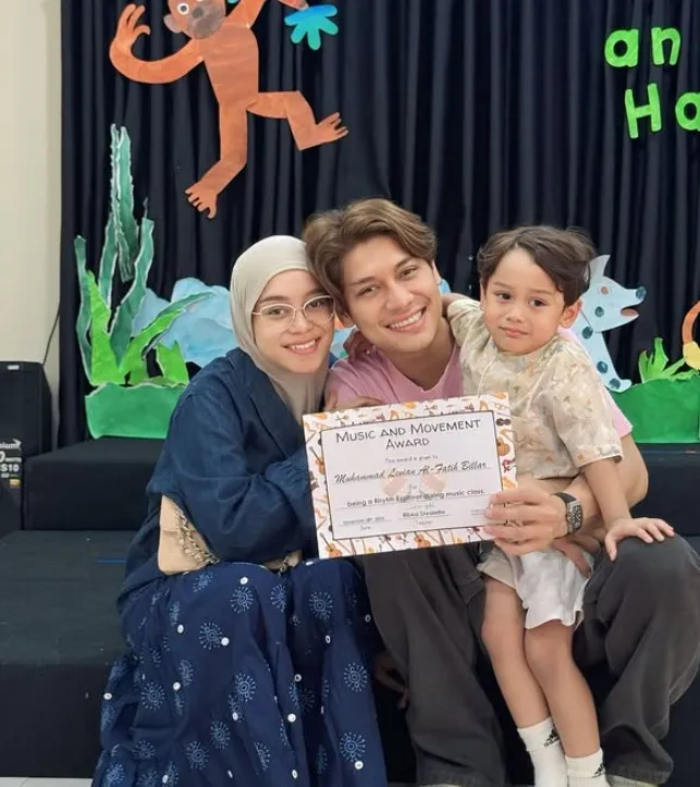 Rizky Billar dan Lesti Kejora di Sekolah Sang Putra (cr:Instagram.com/lestikejora)
