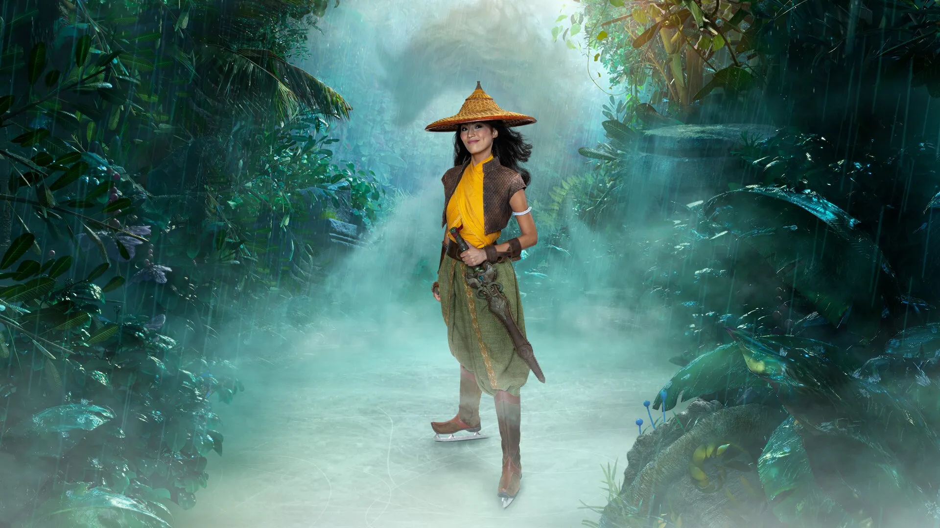 Atraksi spesial Raya di atas es. (sumber: Disney On Ice)