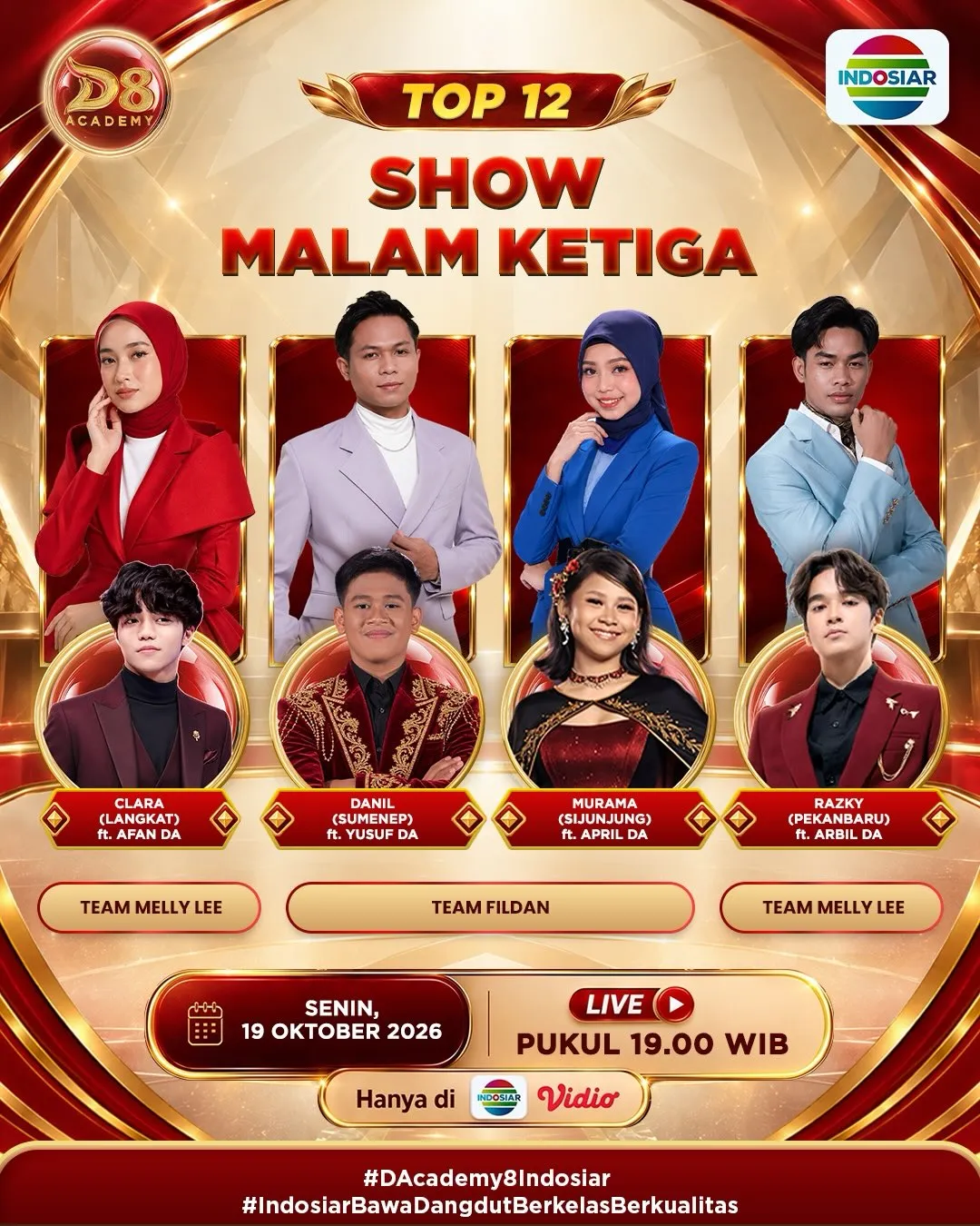 Kolaborasi Academia Dangdut Academy 8 (credit: instagram.com/indosiar)