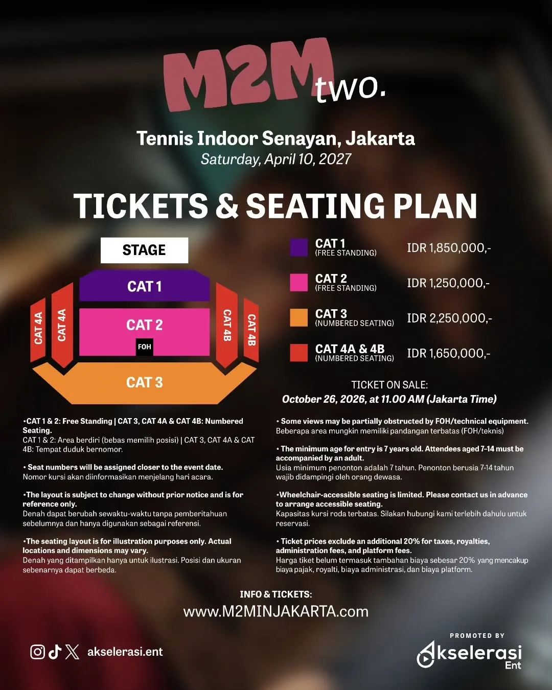 Konser M2M Jakarta © instagram.com/akselerasi.ent