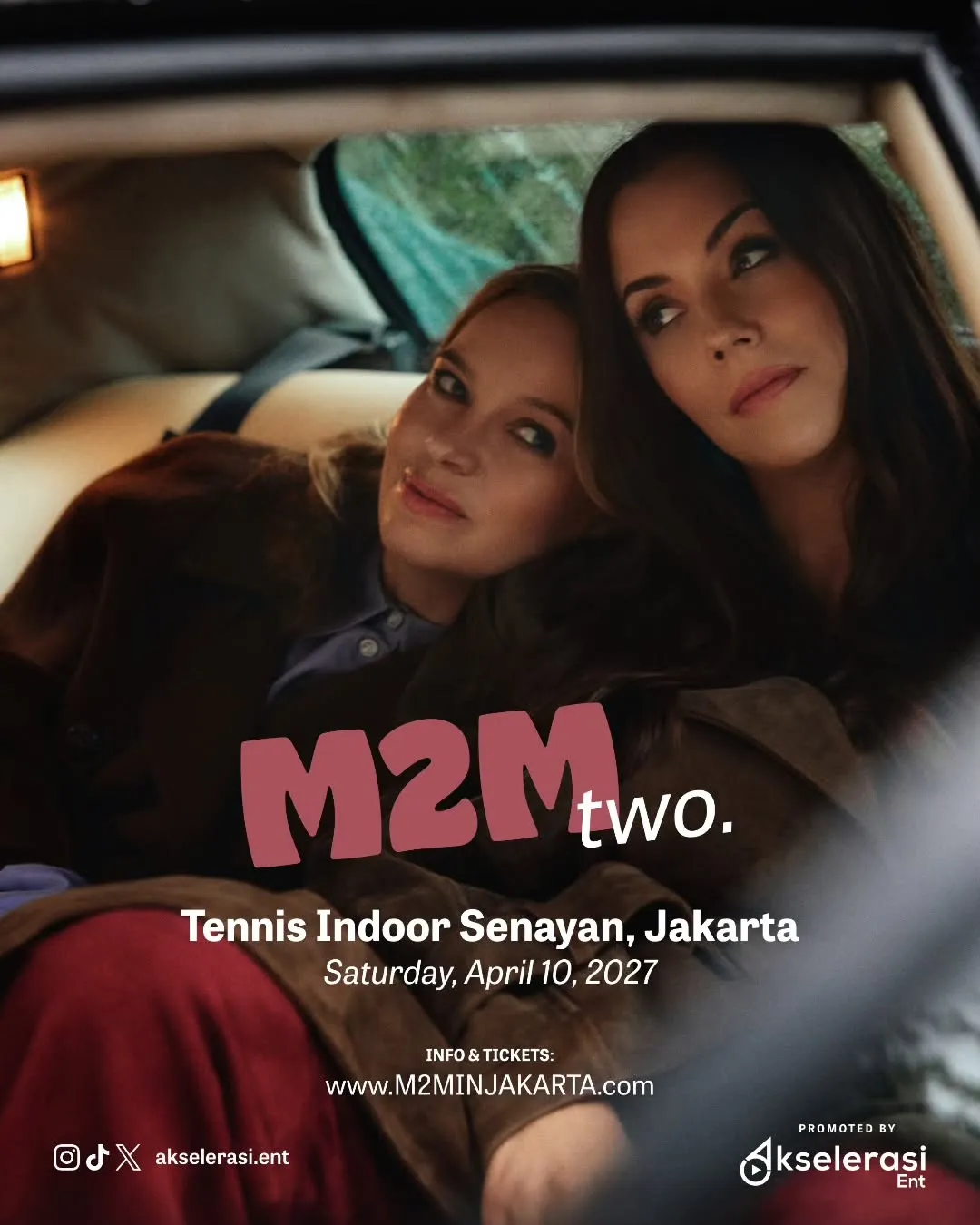 Poster Konser M2M Jakarta © instagram.com/akselerasi.ent