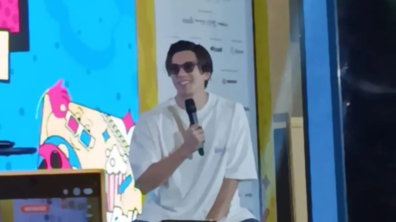 Mackenyu hadir sebagai bintang tamu utama ICC 2026 hari kedua. (dok. Kapanlagi.com/Sabrina Aulia Putri)