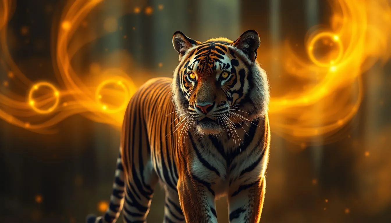 Simbolisme Kekuatan dan Kepemimpinan dalam Mimpi Harimau (c) Ilustrasi AI