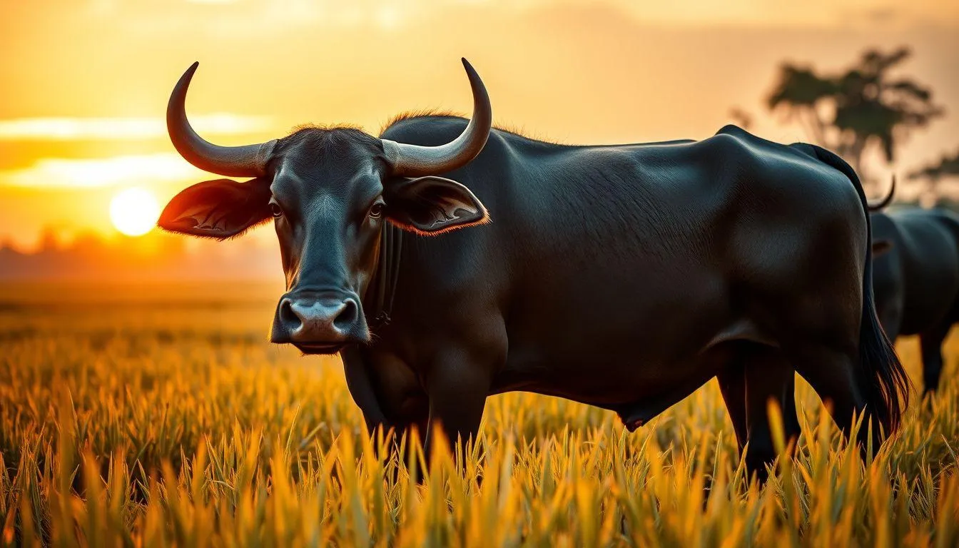 Tafsir Mimpi Melihat Kerbau Berukuran Besar (c) Ilustrasi AI