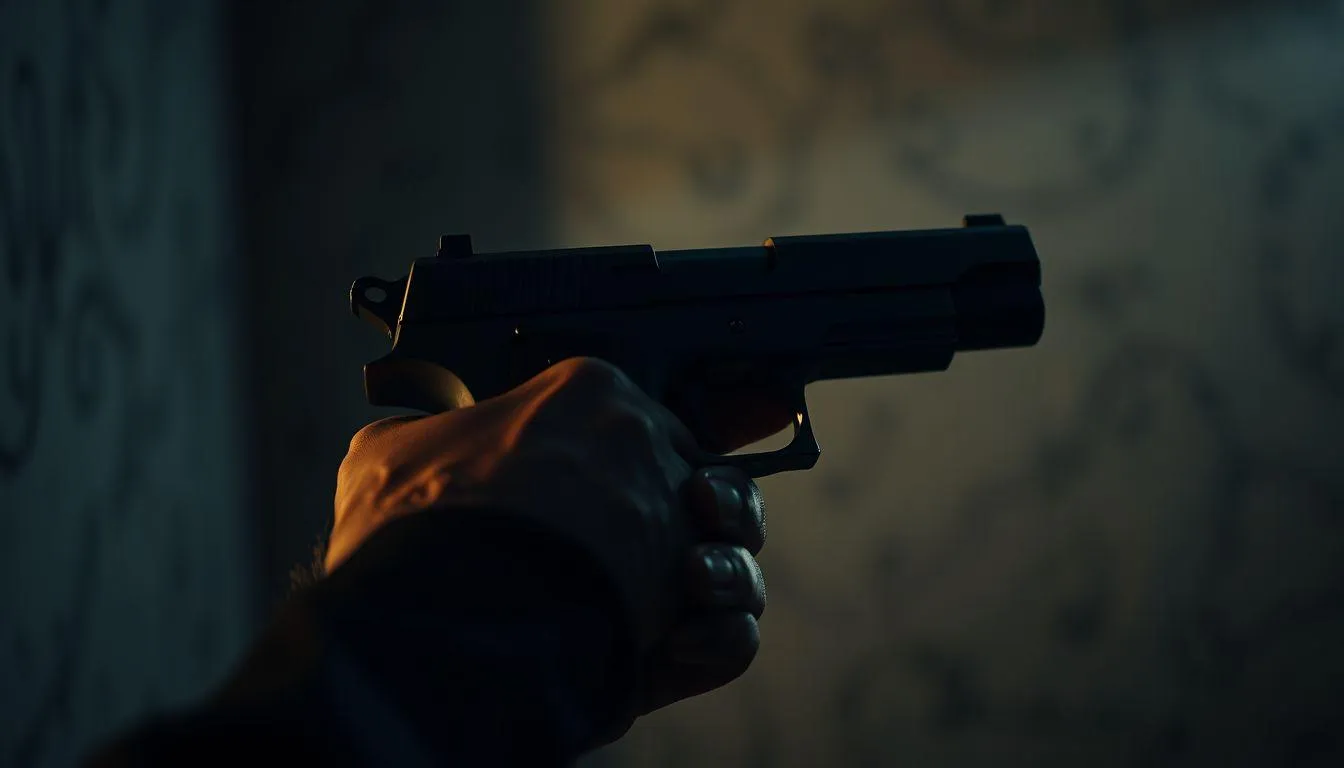 Makna Mimpi Memegang atau Membawa Pistol (c) Ilustrasi AI