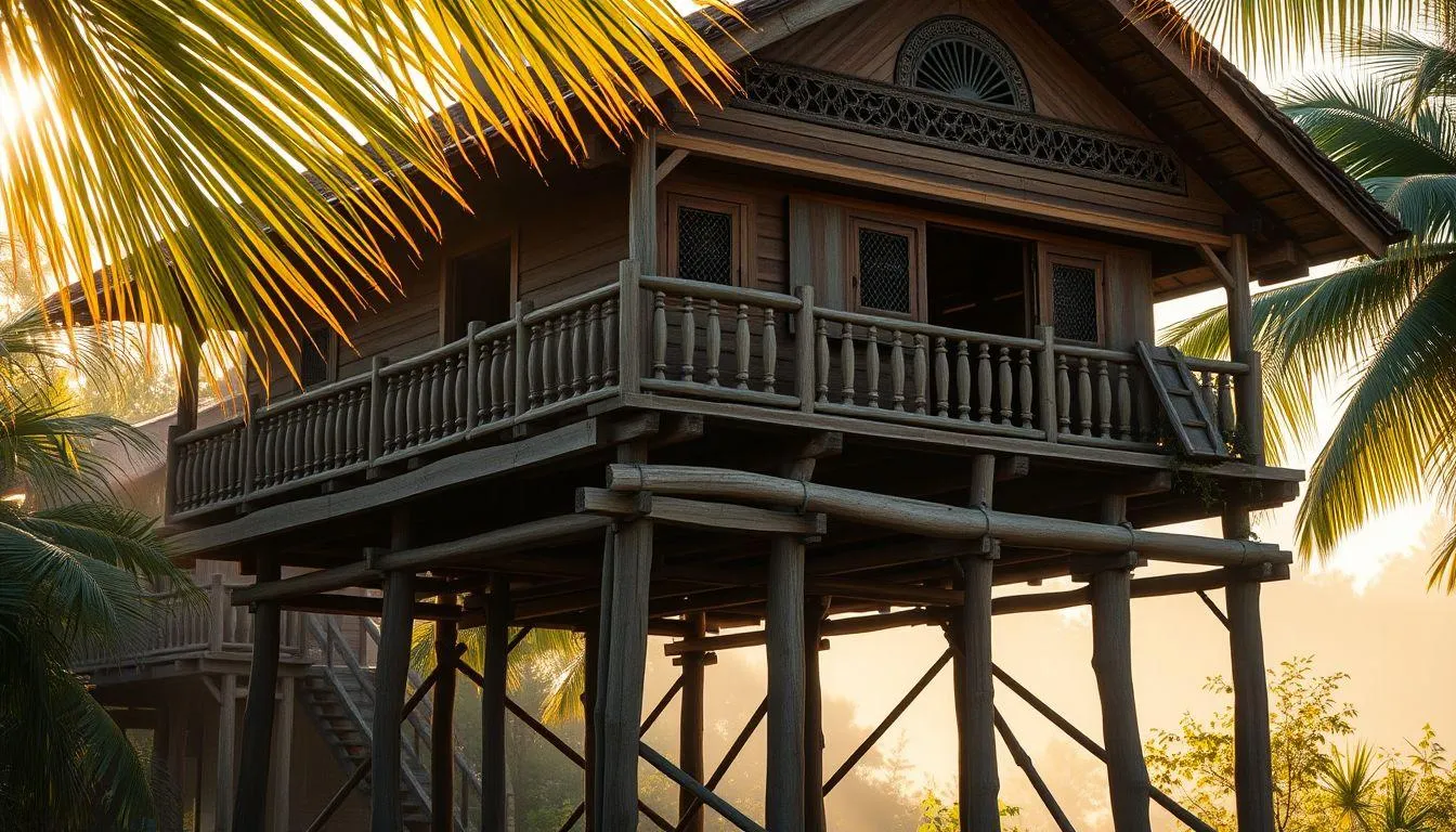 Aspek Psikologis dalam Mimpi Memiliki Rumah Panggung (c) Ilustrasi AI