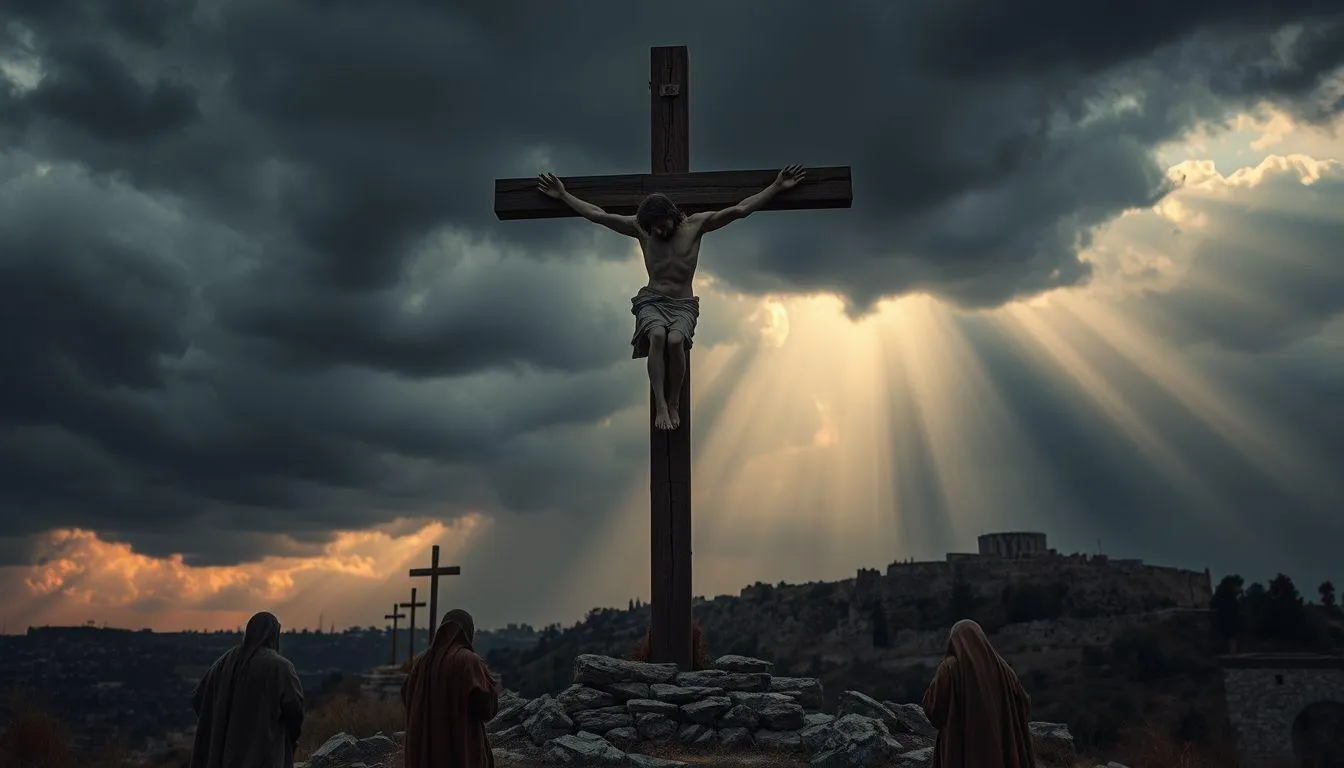 Tujuh Sabda Terakhir Yesus di Kayu Salib dan Maknanya (c) Ilustrasi AI