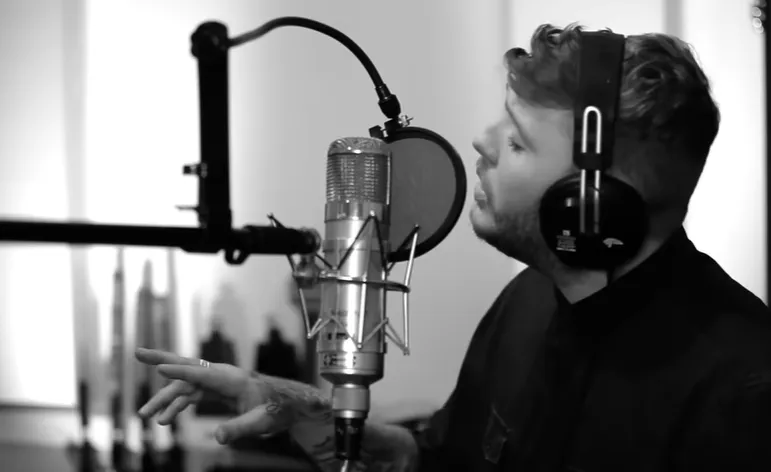 James Arthur rekaman lagu Impossible (credit: Youtube.com/James Arthur)