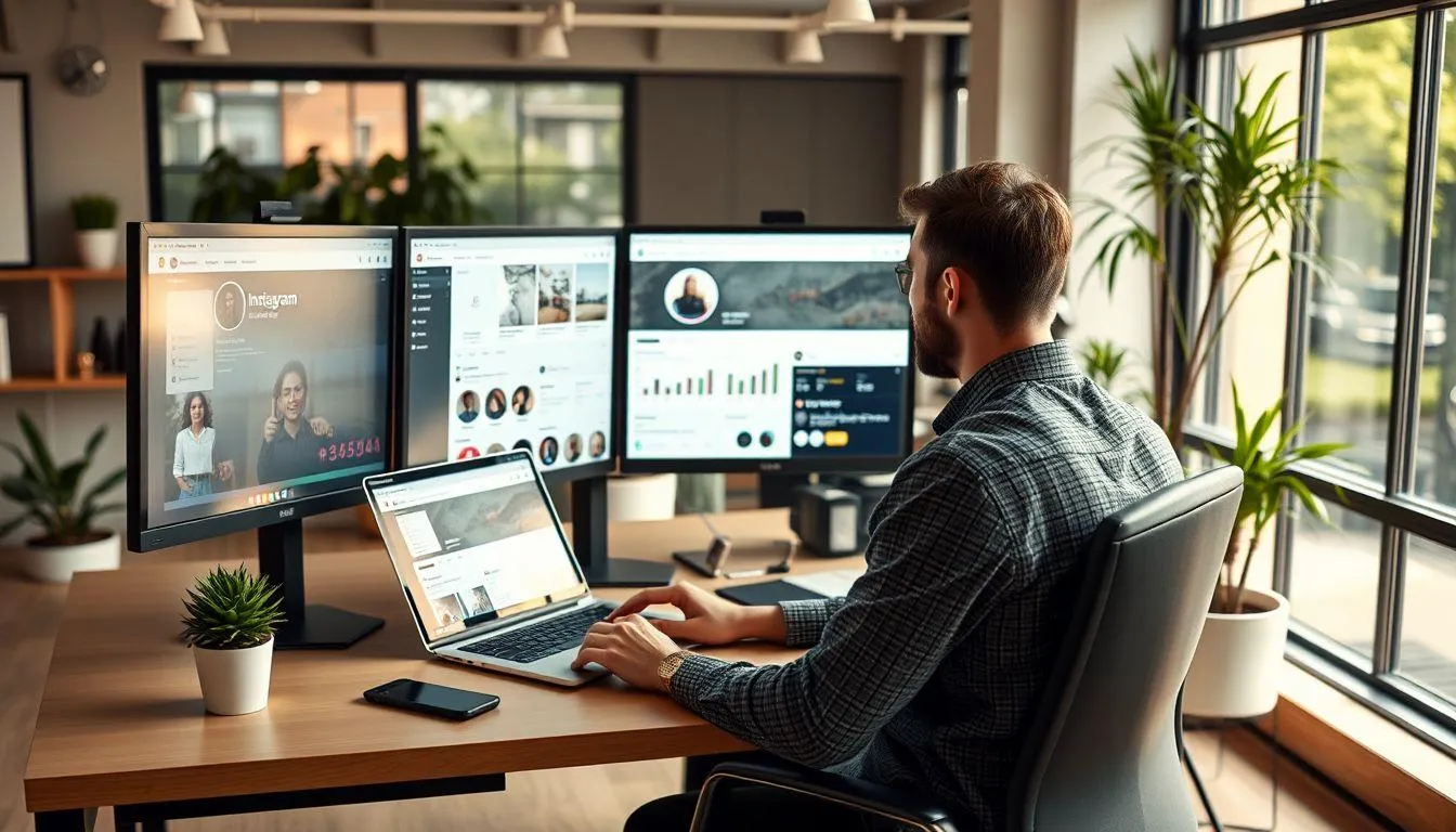 Tren dan Inovasi March IG Caption di Era Digital (c) Ilustrasi AI