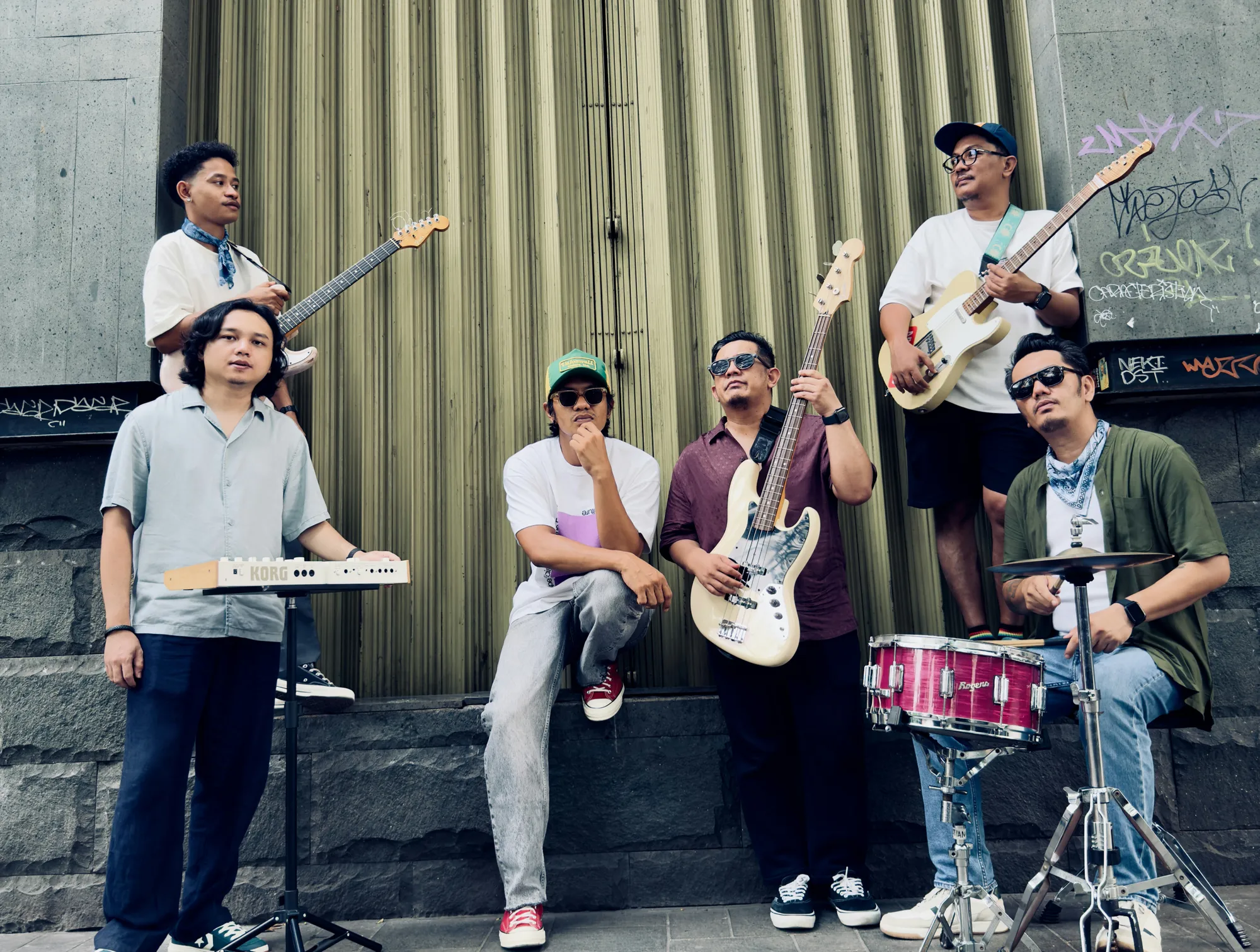 Pemotretan Band Martian (cr:istimewa)