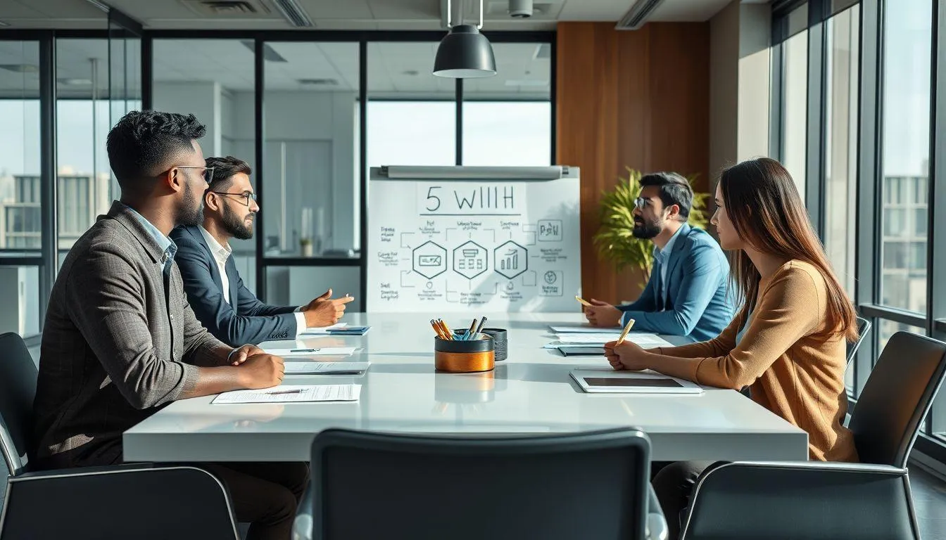 Unsur-Unsur dalam 5W 1H (c) Ilustrasi AI