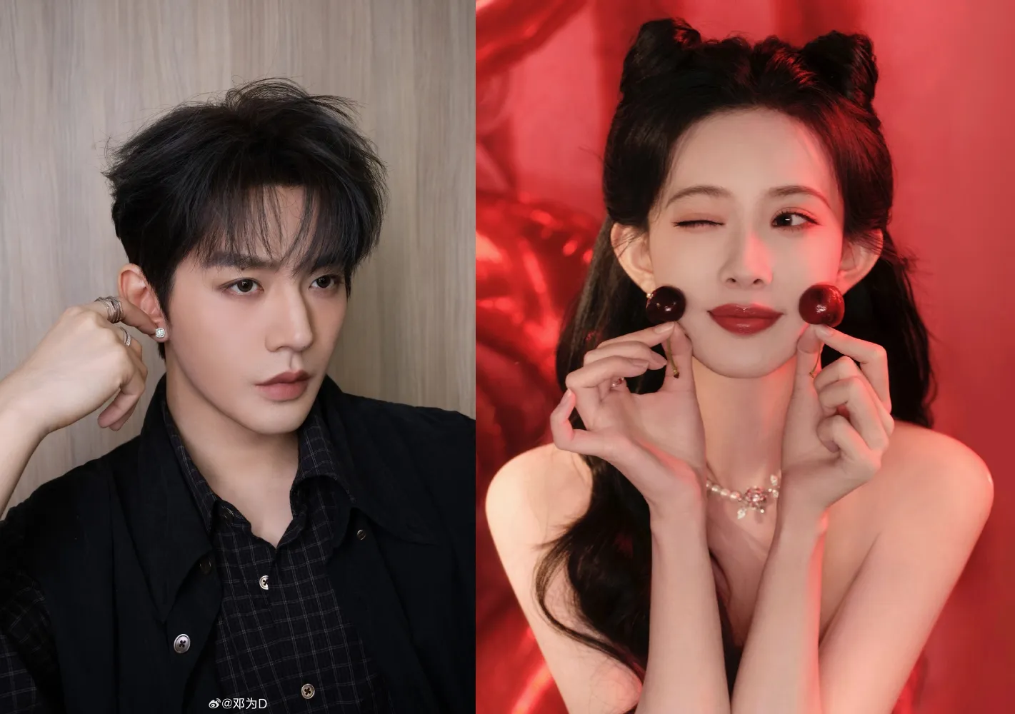 Meng Ziyi dan Deng Wei - copyright: weibo.com