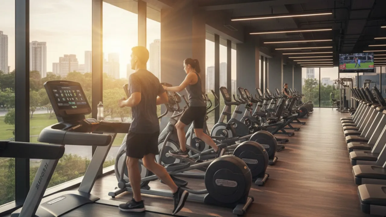 Alat Kardio Populer di Gym (c) Ilustrasi AI