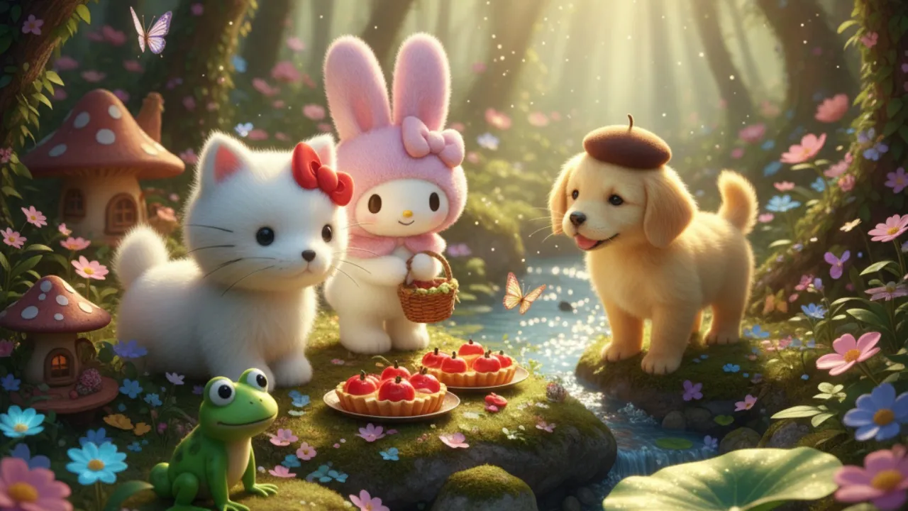 Daftar Nama Karakter Sanrio Paling Populer (c) Ilustrasi AI
