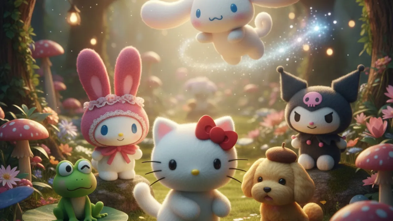 Popularitas Global Nama Karakter Sanrio (c) Ilustrasi AI