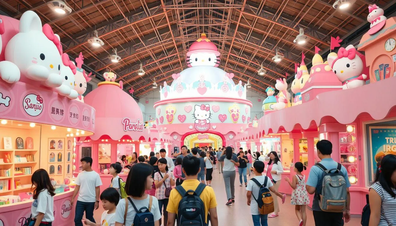 Pengaruh Global Karakter Sanrio (c) Ilustrasi AI