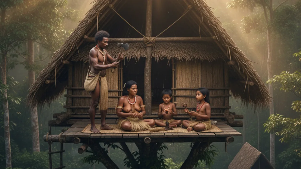 Suku-Suku Besar di Papua dan Karakteristiknya (c) Ilustrasi AI