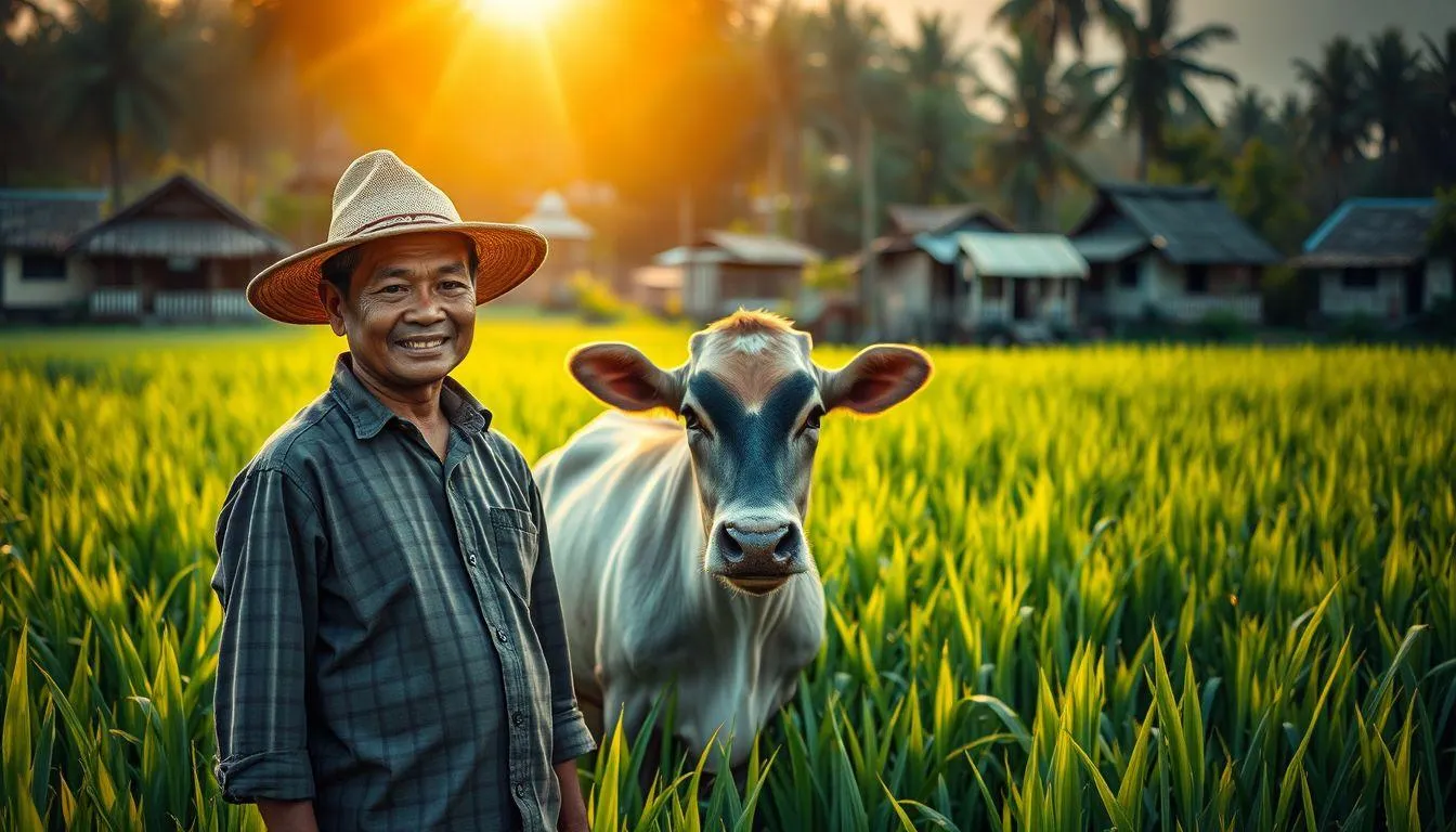 Simbolisme Kekayaan dan Kemakmuran dalam Mimpi Sapi (c) Ilustrasi AI