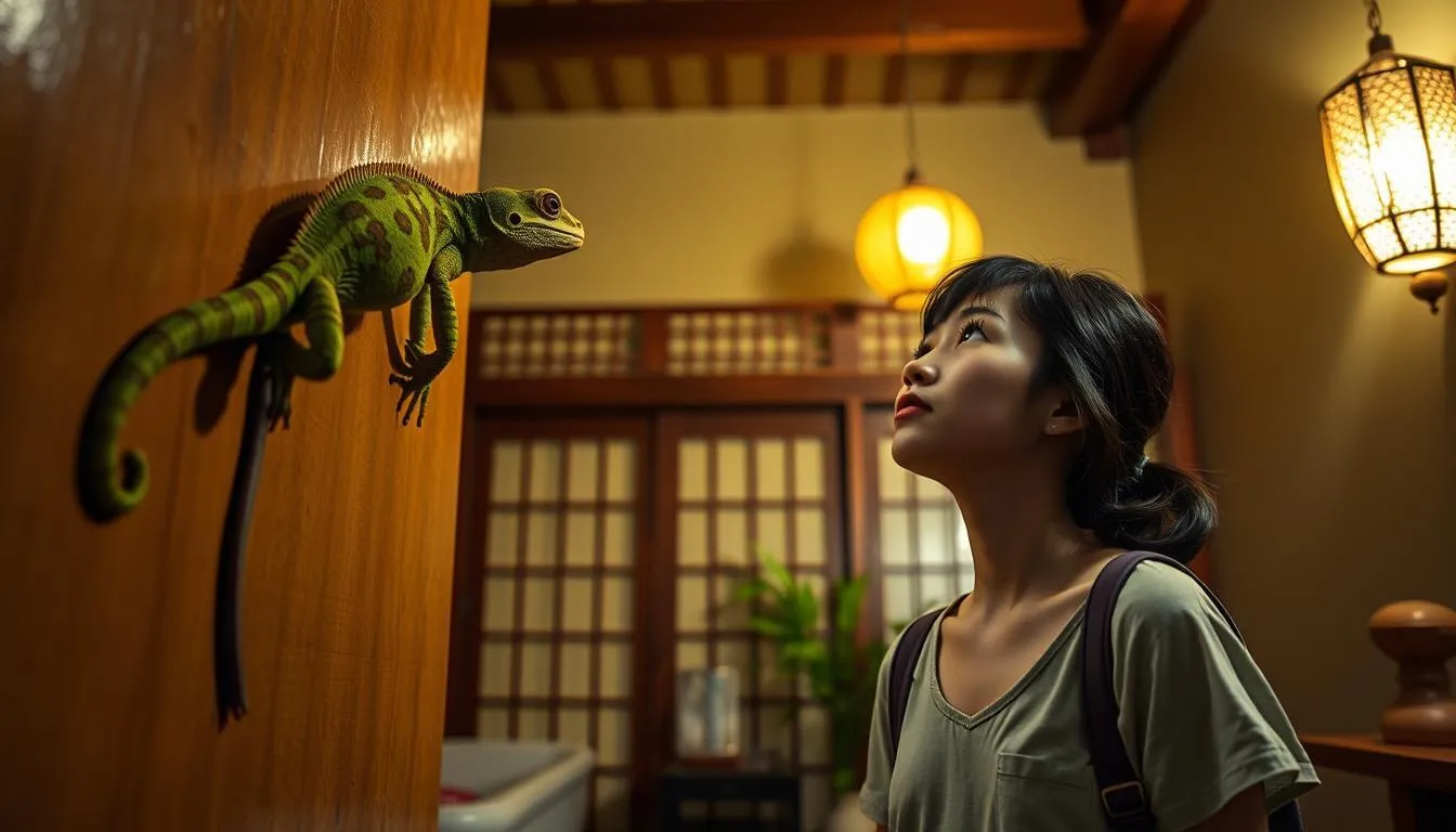 Variasi Mimpi Tokek dan Maknanya (credit:Image by AI)