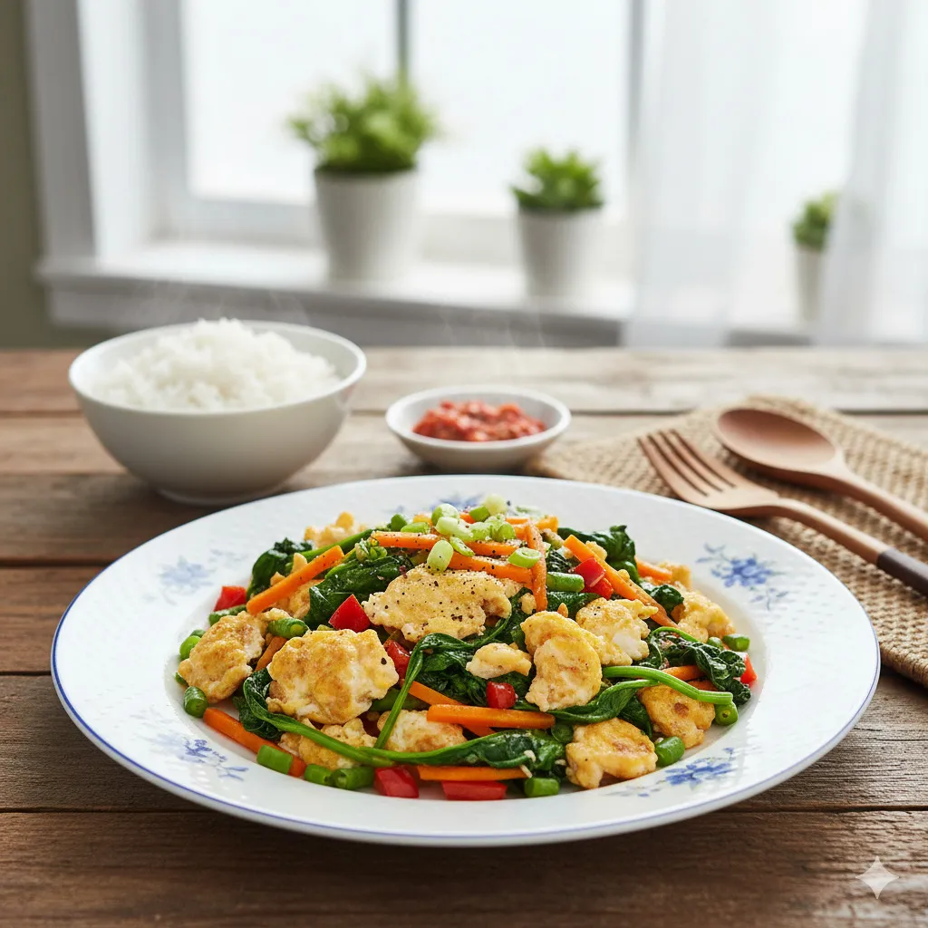 Menu Buka Puasa Irit/image by AI