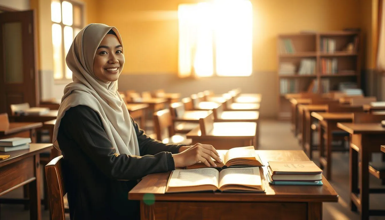 Kumpulan Ucapan Selamat Hari Guru Islami yang Penuh Doa (c) Ilustrasi AI