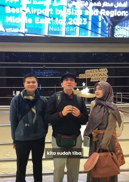 Nabila Ayu Tiba di Yordania (cr:Instagram.com/nblh.ayu)