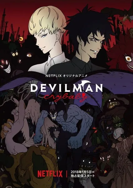 Akira Bertarung Tanpa Batas demi Kemanusiaan di Devilman Crybaby
