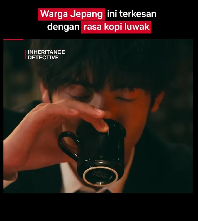 Momen Saat Drama Jepang Puji Cita Rasa Kopi Luwak Asli Indonesia (credit: instagram/netflixid)