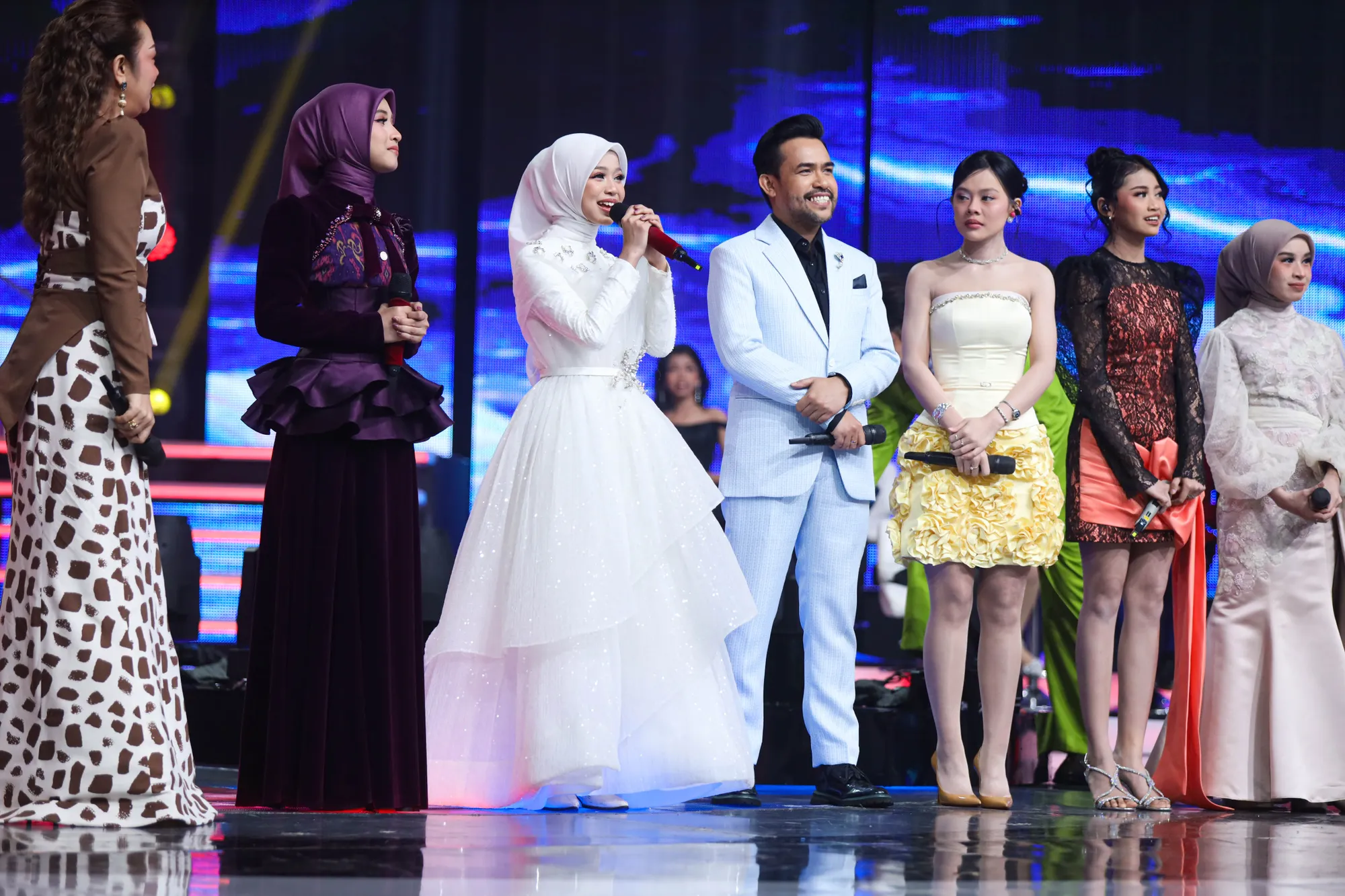 Murama dan Clara usai penampilan/KapanLagi.com/Salwa Suci Aisyah