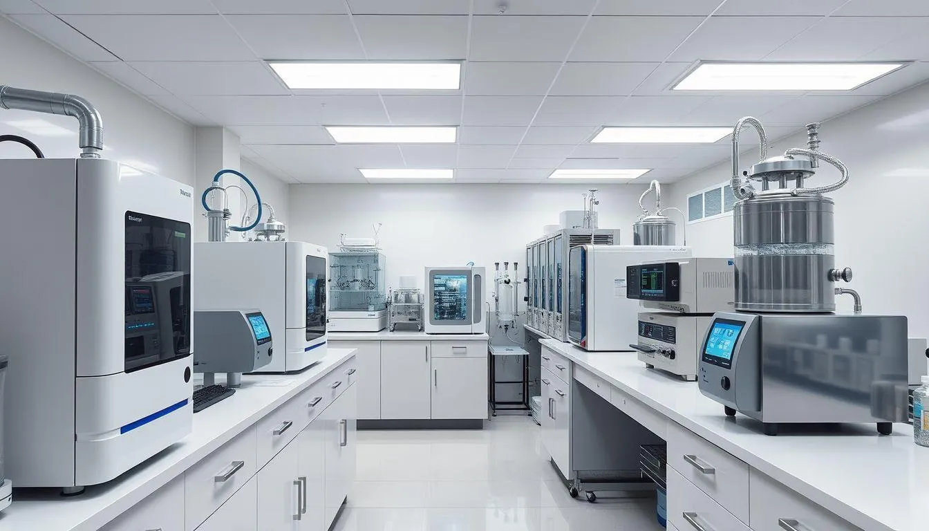 Alat Laboratorium Khusus dan Canggih (c) Ilustrasi AI