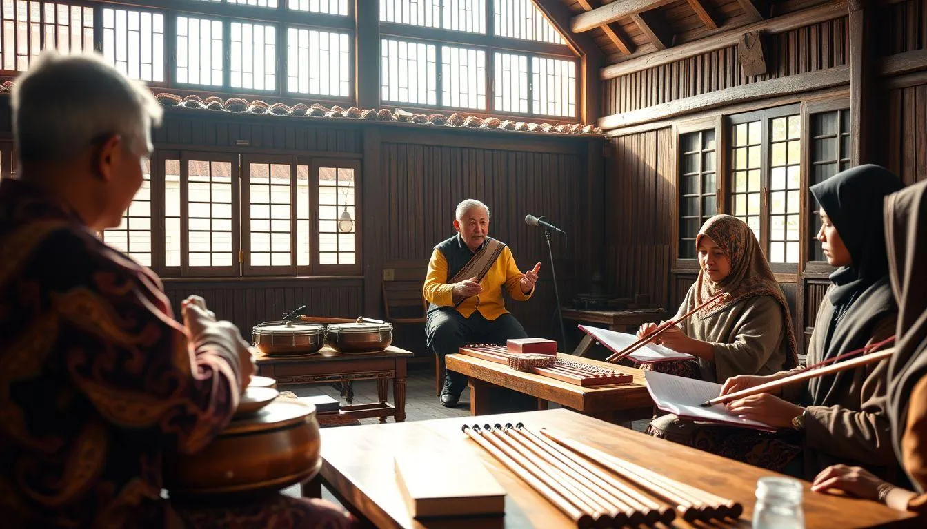 Pelestarian dan Pengembangan Nama Alat Musik (c) Ilustrasi AI