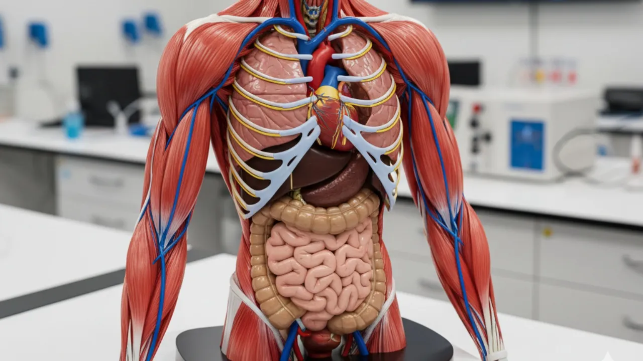 Organ Internal dan Sistem Tubuh dalam Bahasa Inggris (c) Ilustrasi AI
